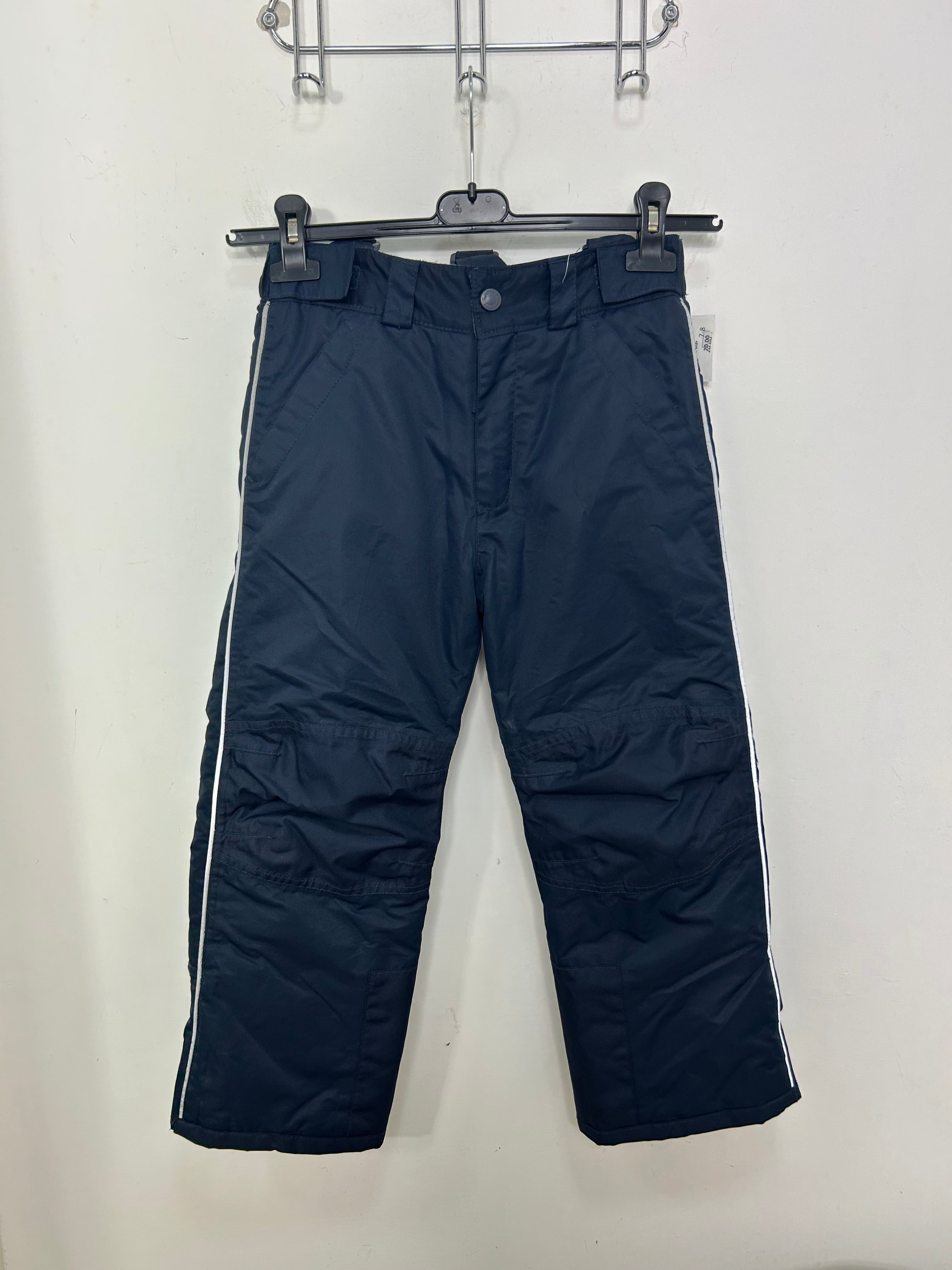 TAGLIA 7 ANNI - Pantalone con bretelle topolino